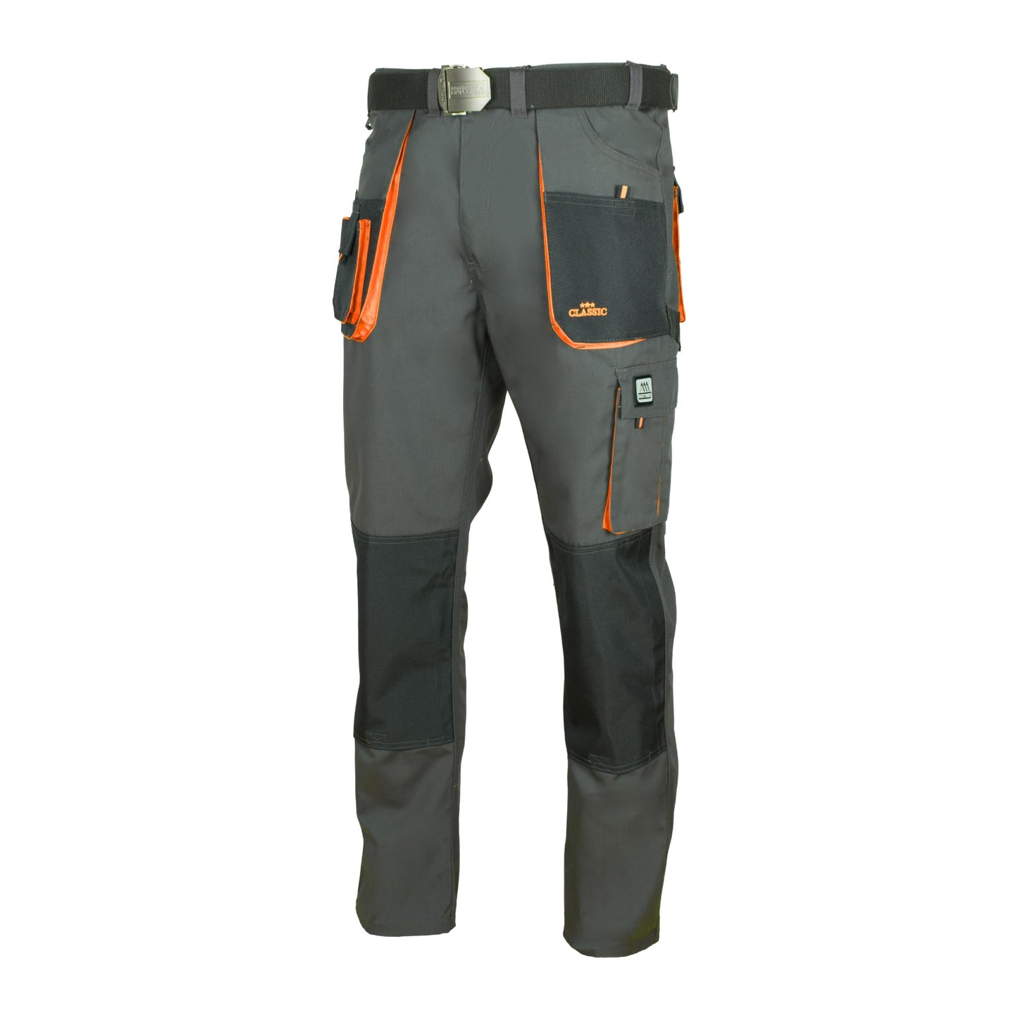 Darba bikses ART.MAS Multifunkcionālas cargo darba bikses amatniekiem 270g/m2, Classic (52, Graphit/orange)