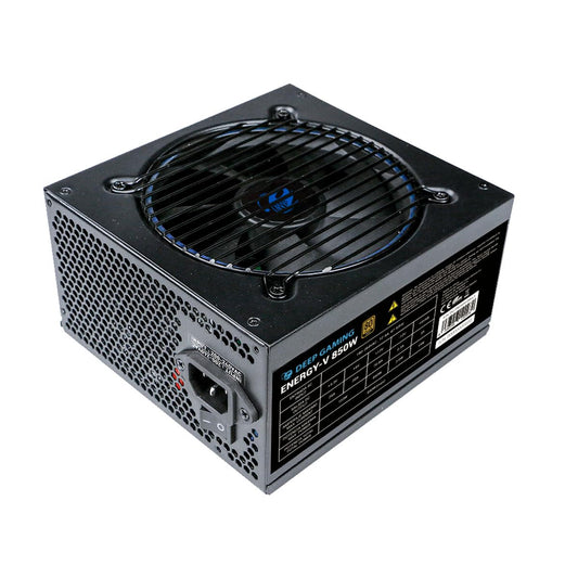 Deep Gaming Energy V - 850W 80 Plus Gold, PCIe 5.0, fully modular ATX3.0, flat cable, 120mm quiet fan, black.