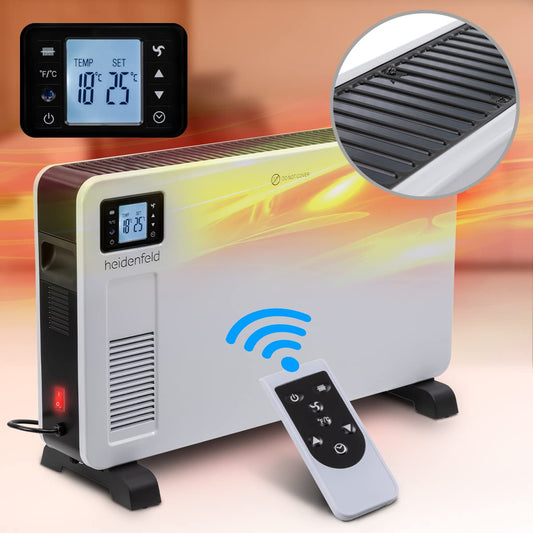 Konvektors Heidenfeld EK100 ar tālvadības pulti, 2300 W