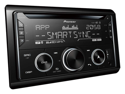 8. Pioneer FH-S820DABAN, iekļaujot DAB antenu, 2DIN autoradio, CD tuner ar FM un DAB+, Bluetooth, MP3, USB un AUX ieeju, RGB apgaismojums, brīvroku ierīce, 13 joslu ekvalaizers