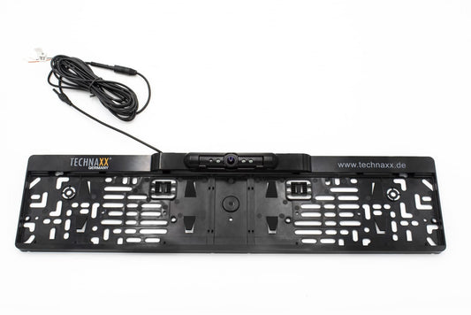 Technaxx WiFi atpakaļskata kamera auto numura zīmes turētājā TX-171 ar lietotni viedtālrunim - IR-LED nakts redzamībai līdz 3m, regulējama kameras orientācija 75° un redzes lauks 120°