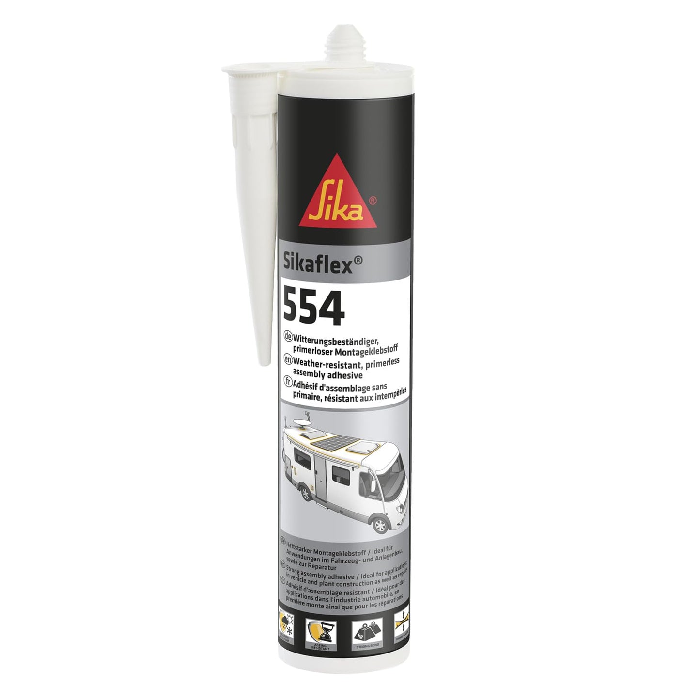 Montāžas līme SIKA Sikaflex-554, melna, 300ml