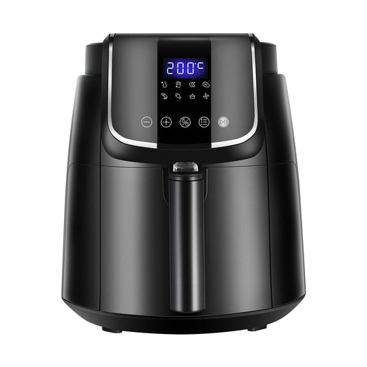 Midea gaisa fritieris - 3,5 litri, 1500 W, 8 funkcijas, Rapid Air tehnoloģija, taimeris, inteliģenta temperatūras kontrole, melns