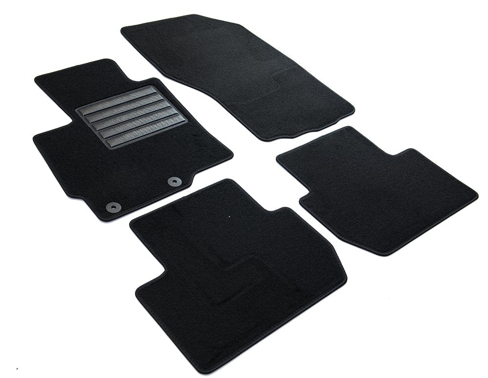 MDM SP-649 paklāji Velūrs automašīnu paklājs piemērots Citroen C-Crosser / Mitsubishi Outlander II 03.2007>2012, melns