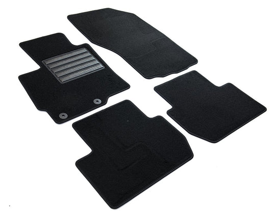 MDM SP-649 paklāji Velūrs automašīnu paklājs piemērots Citroen C-Crosser / Mitsubishi Outlander II 03.2007>2012, melns