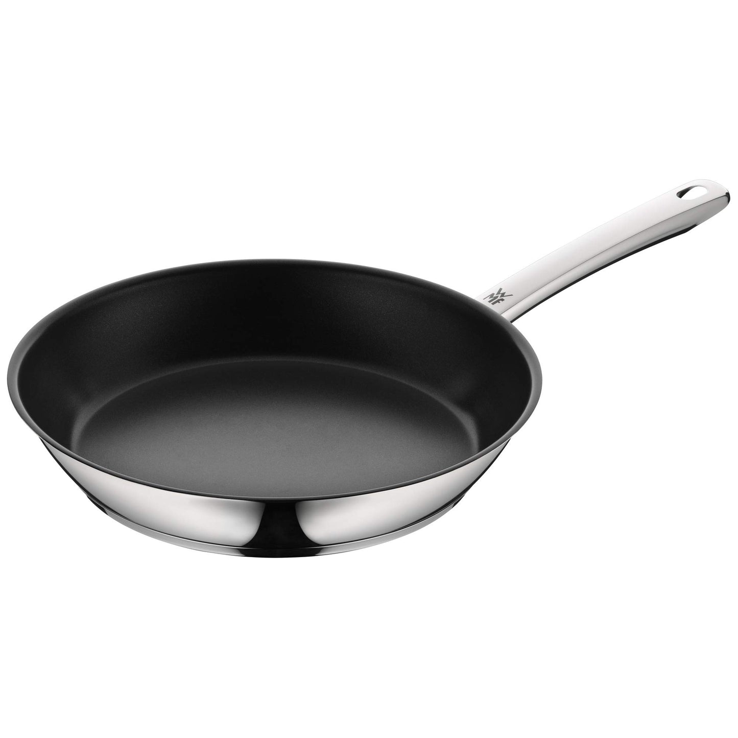WMF cepamā panna 28 cm - nerūsējošā tērauda, Cromargan pārklājums, cepeškrāsnij piemērota, izturīga un viegli tīrāma.
