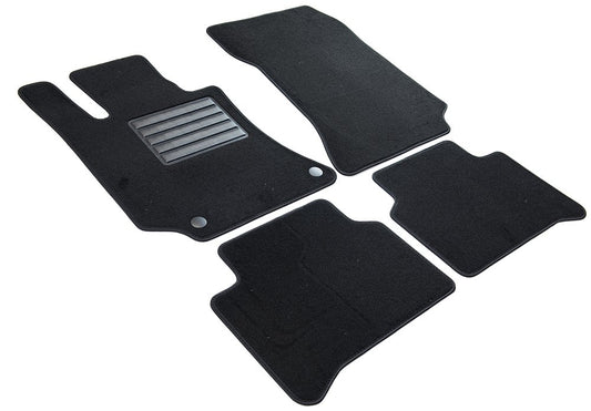 Paklājiņi Peugeot 308 I 2007-2013, precīzi, neslīdoši, papēža aizsargi no pastiprināta gumijas, stiprinājuma pogas