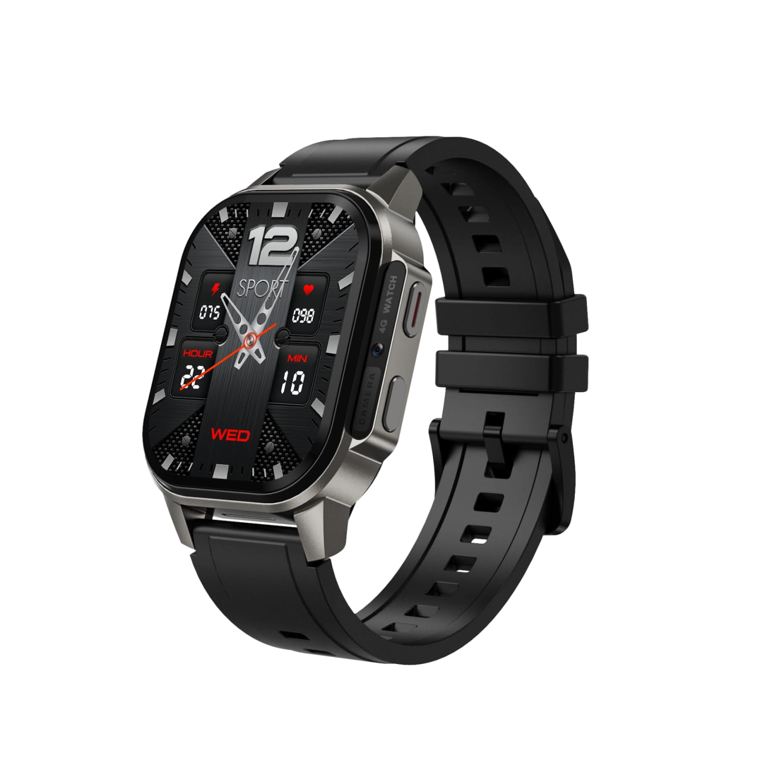 AIEK 4G LTE viedpulkstenis - GPS, sirdsdarbības monitors, tālruņa zvani, kamera, 2,13" AMOLED, 930mAh, Android 8.1