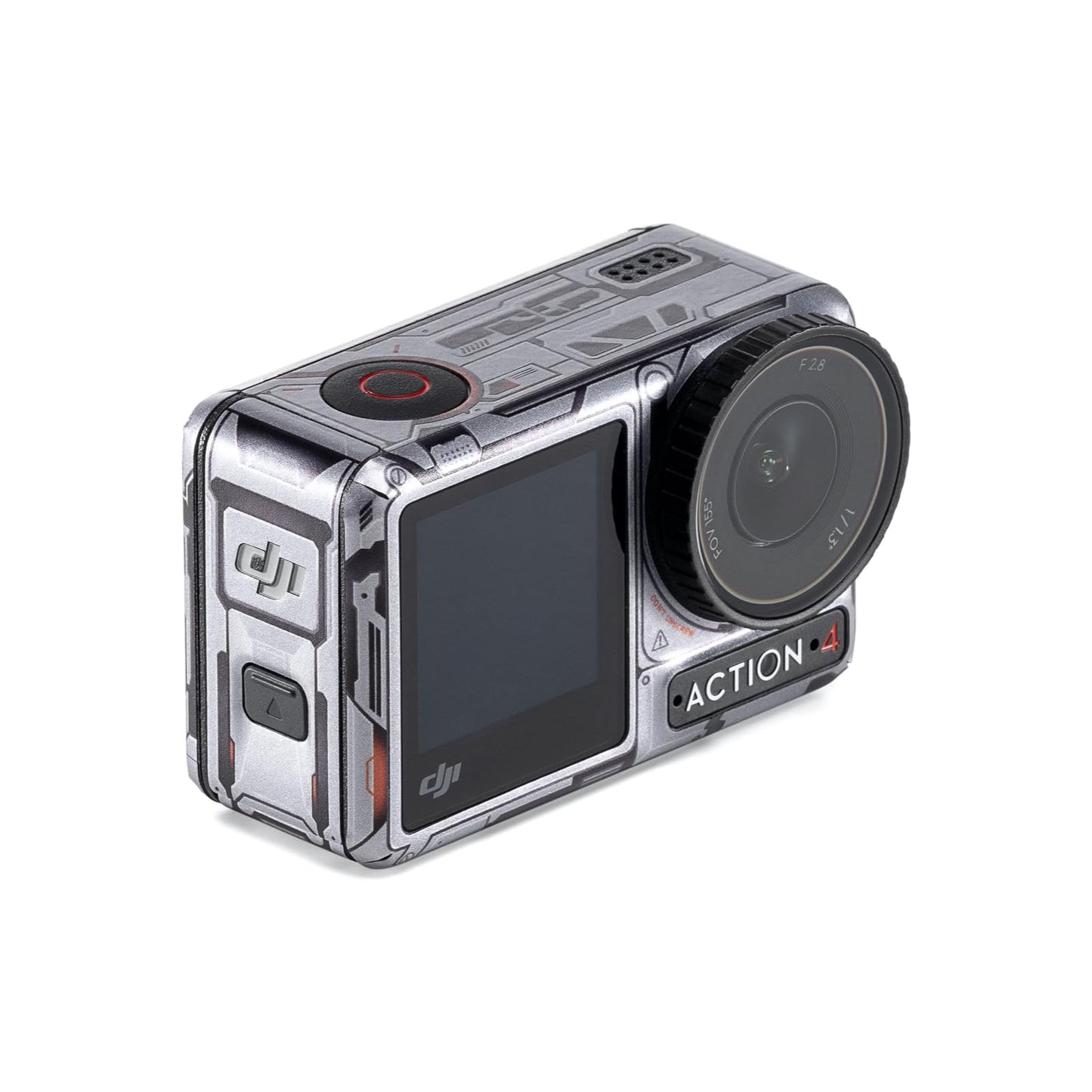 Ricoh WG-M2 kompakta un viegla darbības kamera (4K video, 204 grādu ultra plaša leņķa objektīvs) oranža