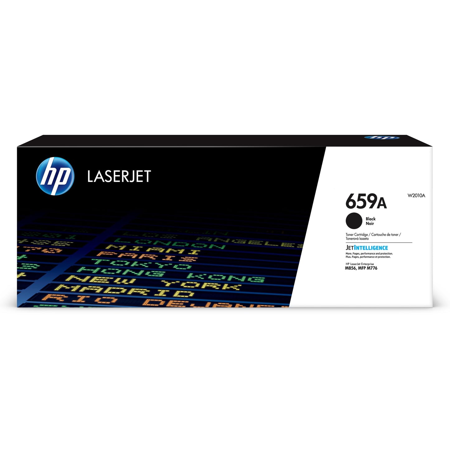 HP 659A Toner Cartridge - Original black toner for HP LaserJet printers, high yield, reliable performance.