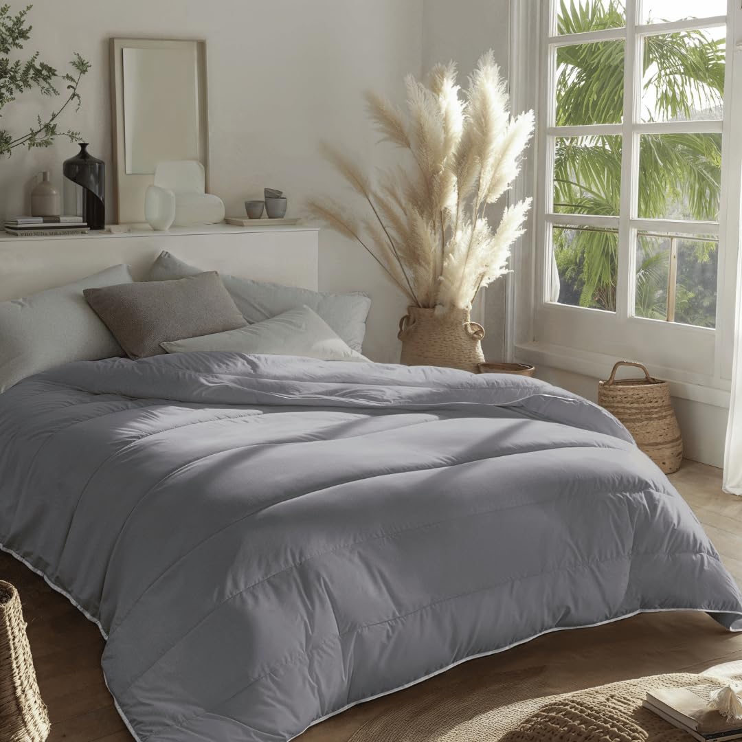 Zelesta Royalbed 135x200 cm 4 sezonu sega bez pārvalka – 2 vienā ar fiksētu pārvalku, mazgājama un piemērota žāvētājam, hipoalerģiska, elpojoša, temperatūru regulējoša