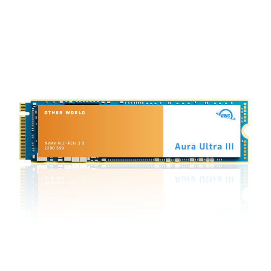 OWC 2 TB Aura P12 M.2 NVMe SSD - High-speed storage, durable design, ideal for gaming and professional use.