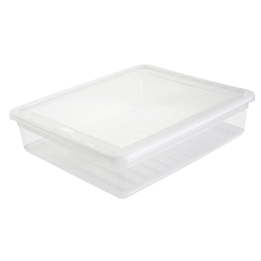 Uzglabāšanas kaste keeeper bea ar vāku, 9 l, 39 x 33,5 x 9 cm, caurspīdīga