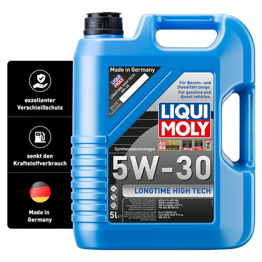 LIQUI MOLY Leichtlauf High Tech 5W-40 | 1 L | Synthesetechnologie Motoröl | Art.-Nr.: 3863