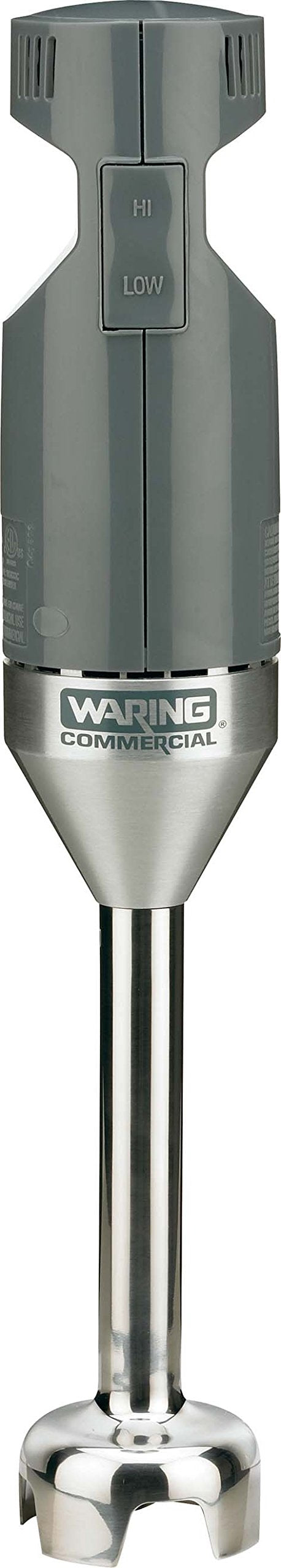 GASTROBACK 40229 Waring vieglais Quik Stik maisītājs, rokas mikseris, 175 vatu jaudīgs motors, 2 ātrumi, nerūsējošais tērauds, sudraba, melns