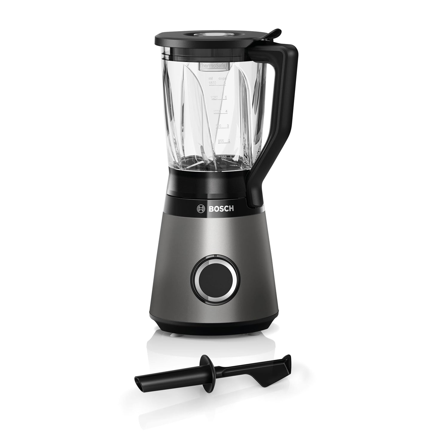 Bosch VitaPower 4 MMB6172S - nerūsējošā tērauda asmeņi, 1,5l ThermoSafe trauks, 1200 W, 30,000 apgr./min, sudrabs