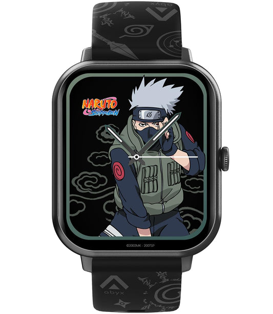 Abyx Fit Touch 3 Naruto Edition - 123 sporta režīmi, Bluetooth, 1,83" krāsu displejs, IP67, vitālo parametru uzraudzība, Kakashi dizains