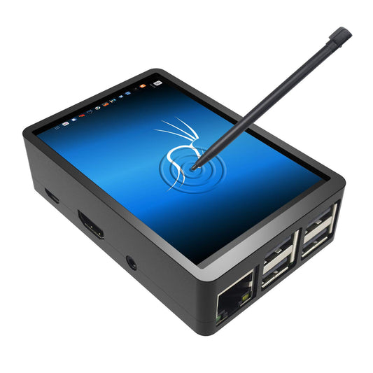 Raspberry Pi 3 B + 3.5" Touchscreen - 320x480 TFT LCD, supports Raspbian, Ubuntu, Kali, RetroPie, includes case.