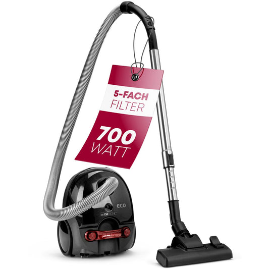 Clatronic® putekļsūcējs BS 1300 N - 700W enerģiju taupošs, 5-kārtīgs mikrofiltrs, pārslēdzama grīdas birste, antracīts.