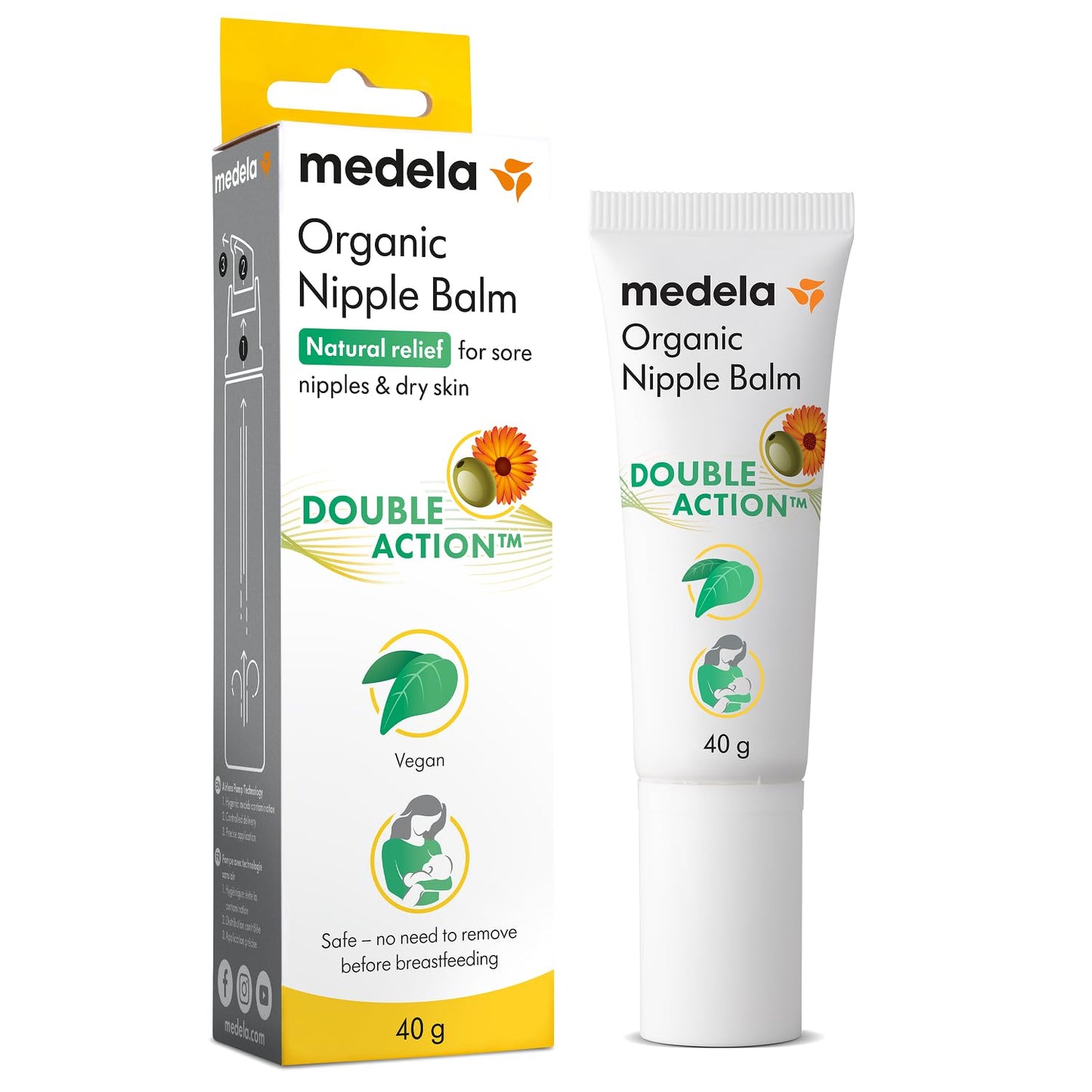 Medela bio krēms krūtsgaliem, nomierinošs un kopjošs, 40 g