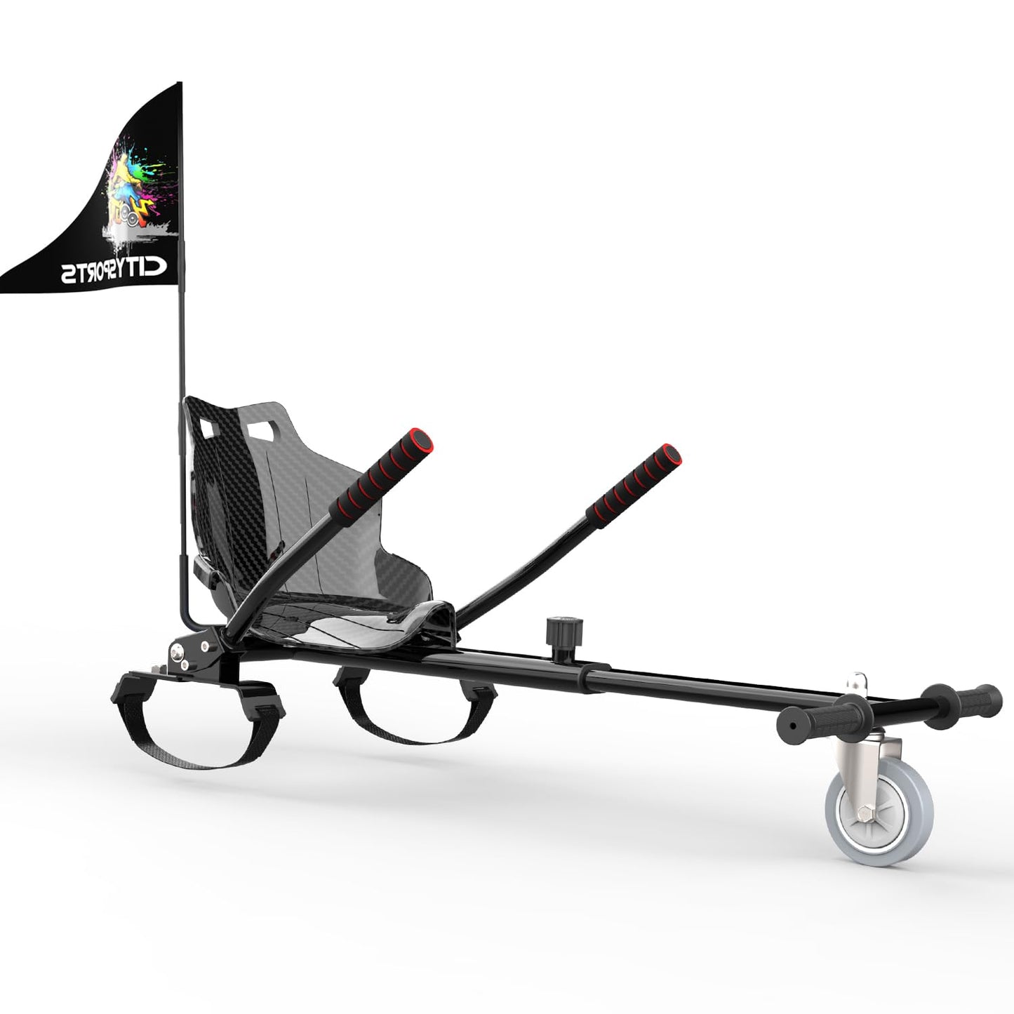 Hoverkart sēdeklis hoverbordam, regulējams sēdekļa stiprinājums elektriskajam pašbalansējošajam skrejritenim, piemērots 6,5", 8" un 10" hoverbordiem