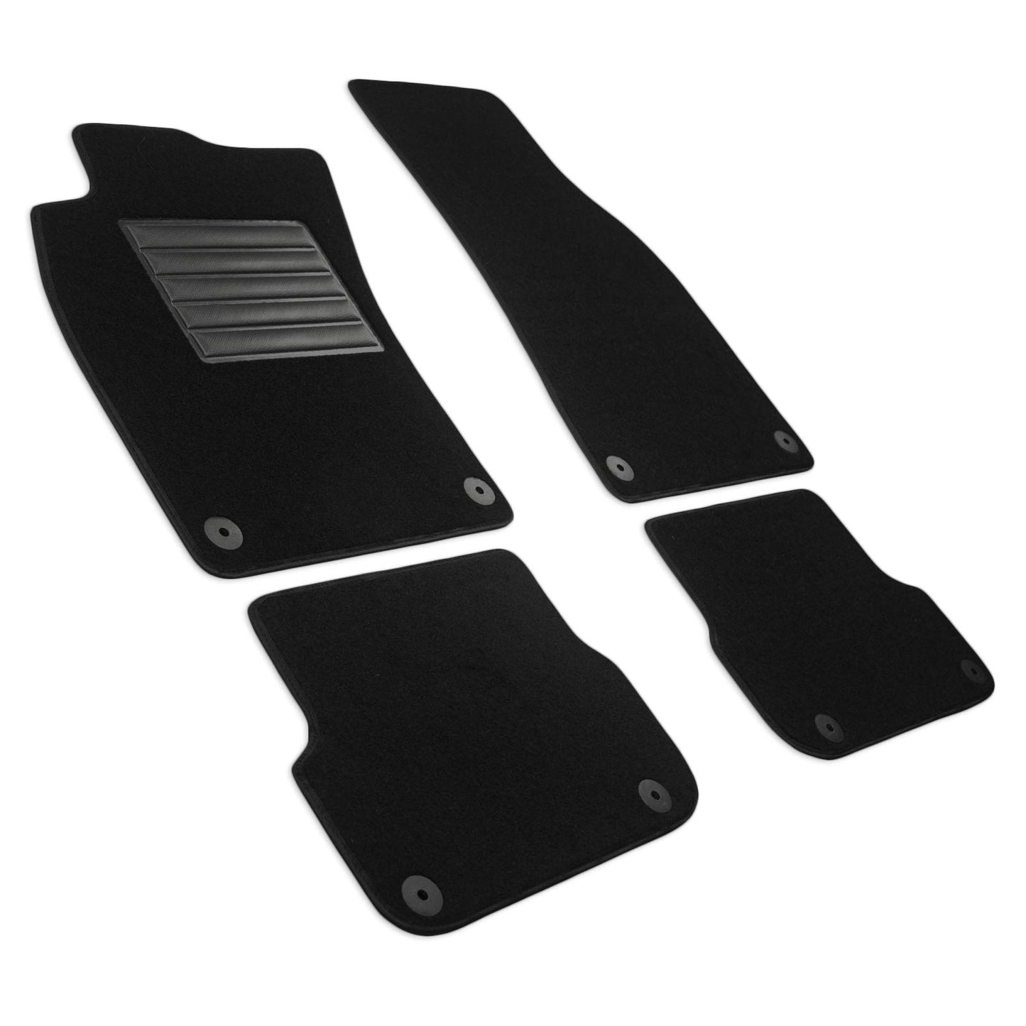 MDM SP-1406 paklāji Velūrs automašīnu paklājs piemērots Hyundai i20 09.2012>11.2014, melns