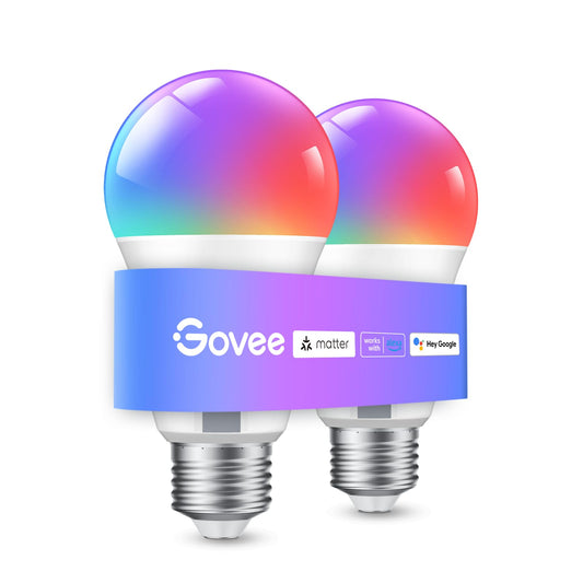 Govee viedā LED spuldze E27 ar Wi-Fi, RGBWW, 800 lm, dimmējama, 2 gab.