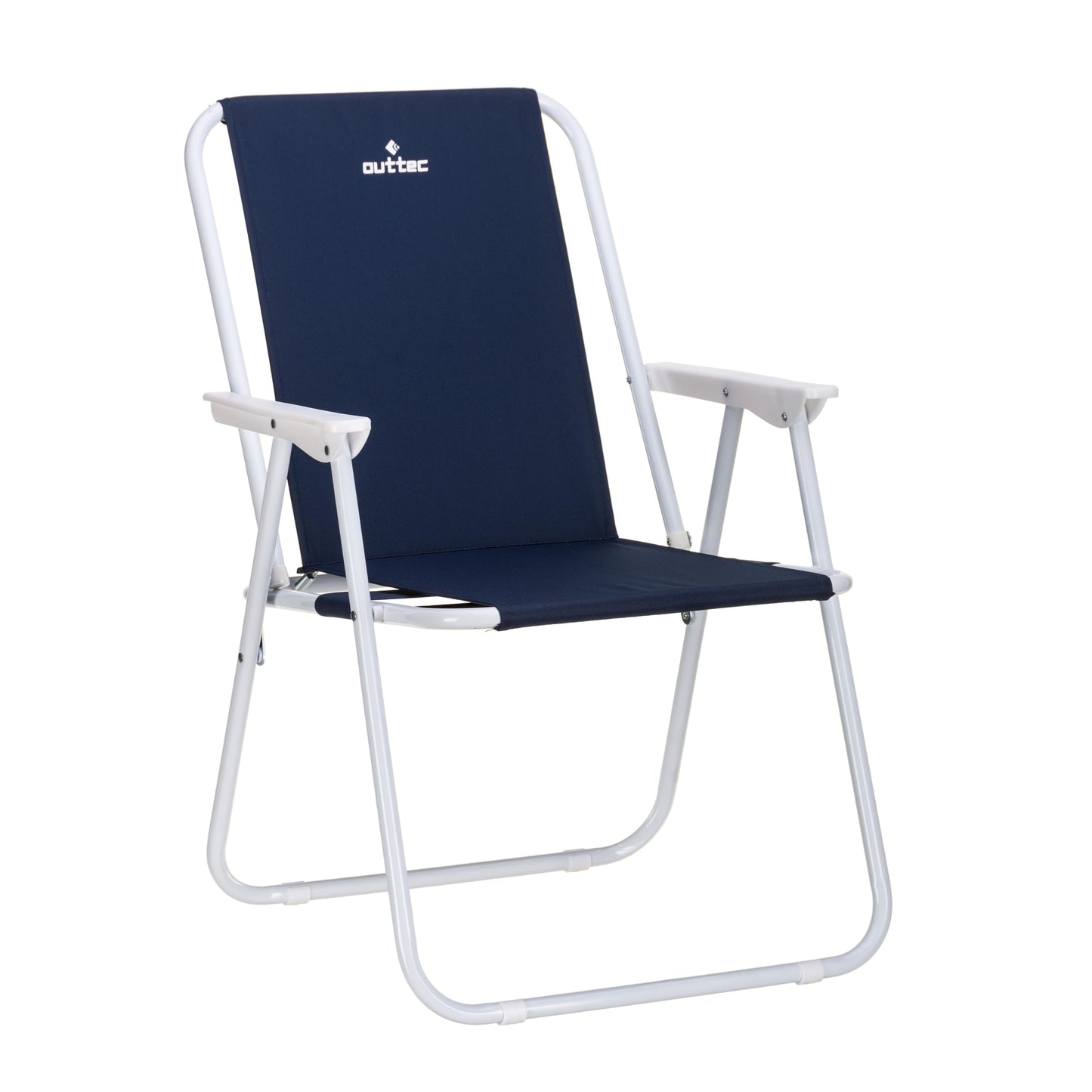 Kempinga krēsls Outtec®, salokāms makšķerēšanas krēsls, Oxford 600D materiāls, tērauda rāmis, izturīgs pret laikapstākļiem, līdz 100 kg