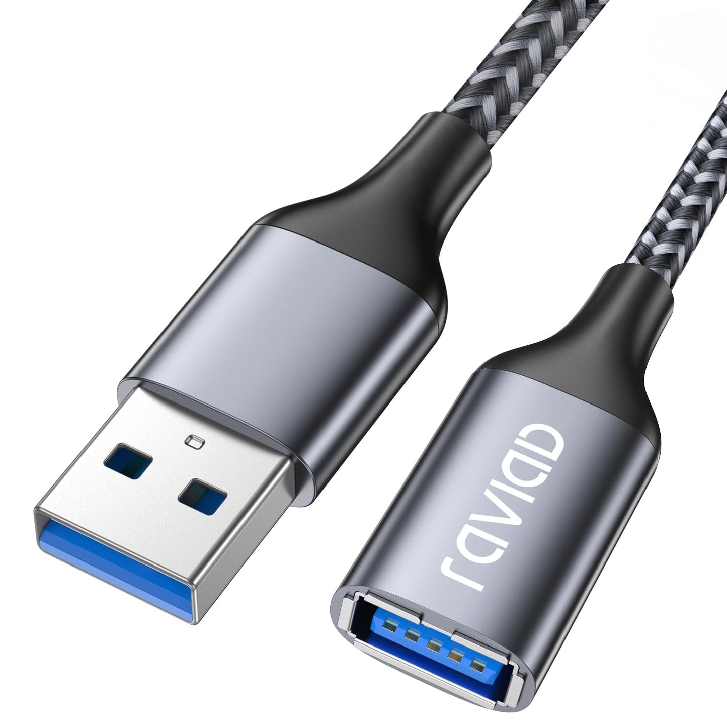 USB pagarinātājs RAVIAD 1 m, 5 Gbps, USB 3.0 A pagarināšanas kabelis