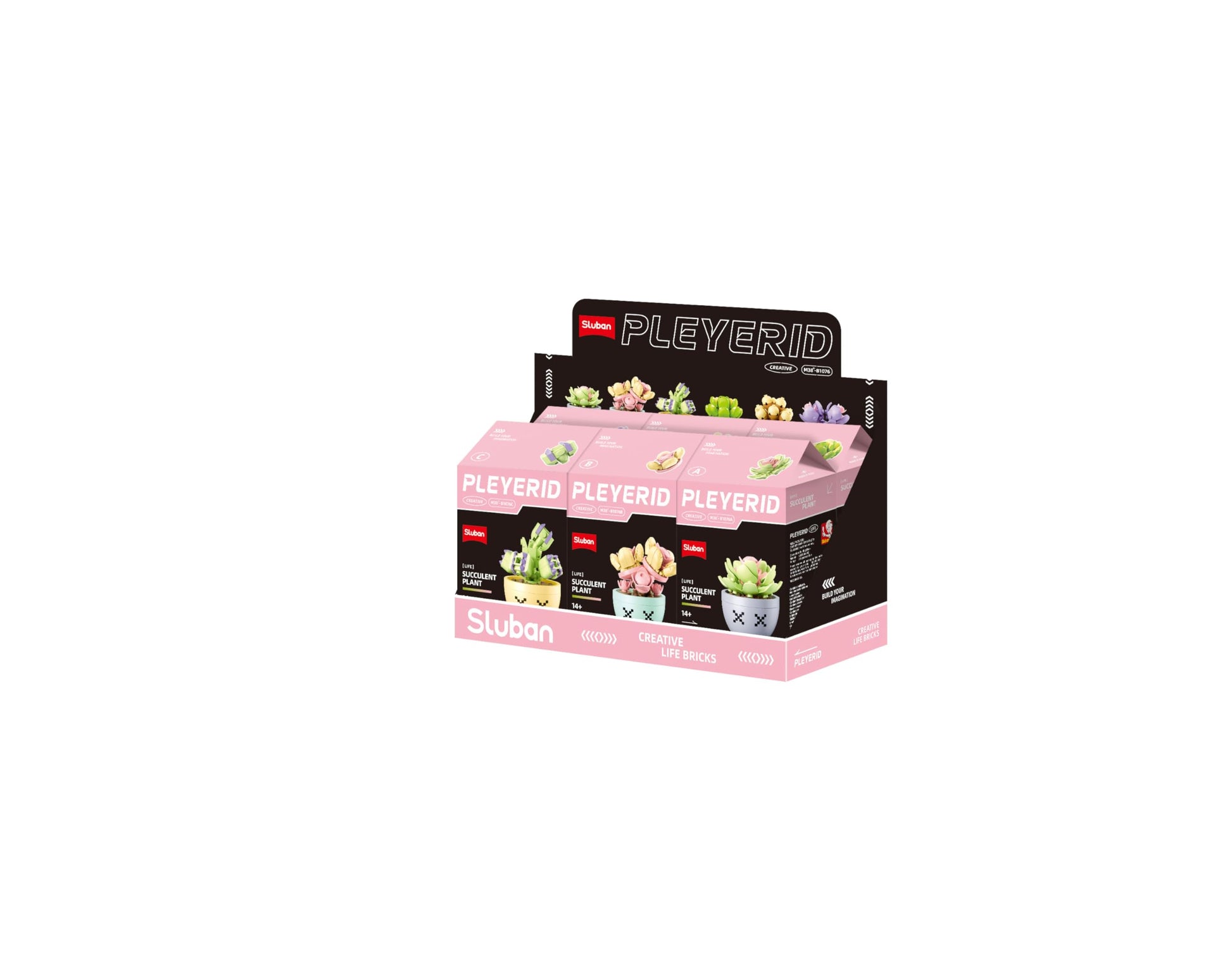 Sluban podos augi - Colorful building blocks set for creative play, compatible with major brands, promotes STEM learning.