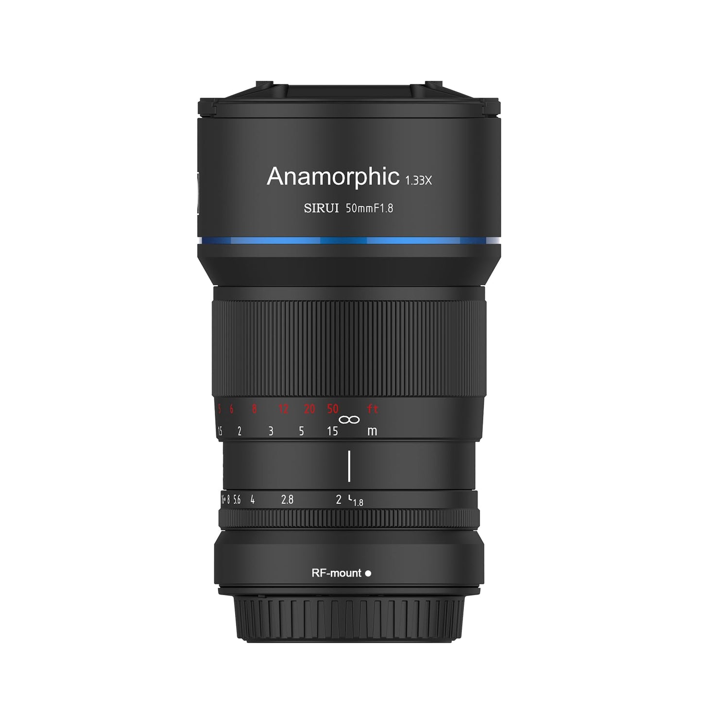 SIRUI 50mm F1.8 1.33X anamorfiskais cine prime objektīvs objektīviem S35 sērija (RF stiprinājums)