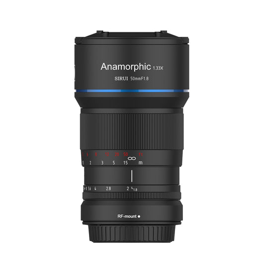 SIRUI 50mm F1.8 1.33X anamorfiskais cine prime objektīvs objektīviem S35 sērija (RF stiprinājums)