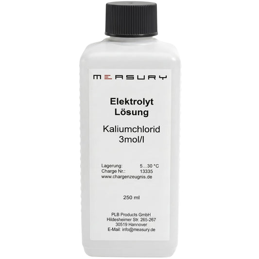 Measury KCL šķīdums 3 mol/l - uzglabāšanas šķīdums pH un Redox elektrodu