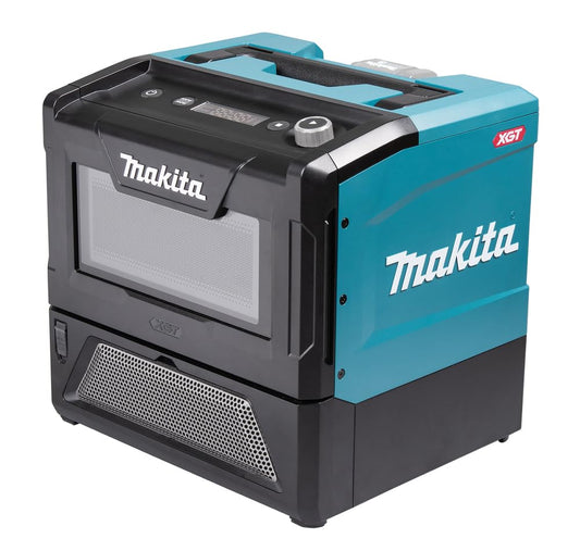 Makita MW001GZ akumulatora mikroviļņu krāsns 40V max. 350/500 W, 8 l (bez akumulatora, bez lādētāja)