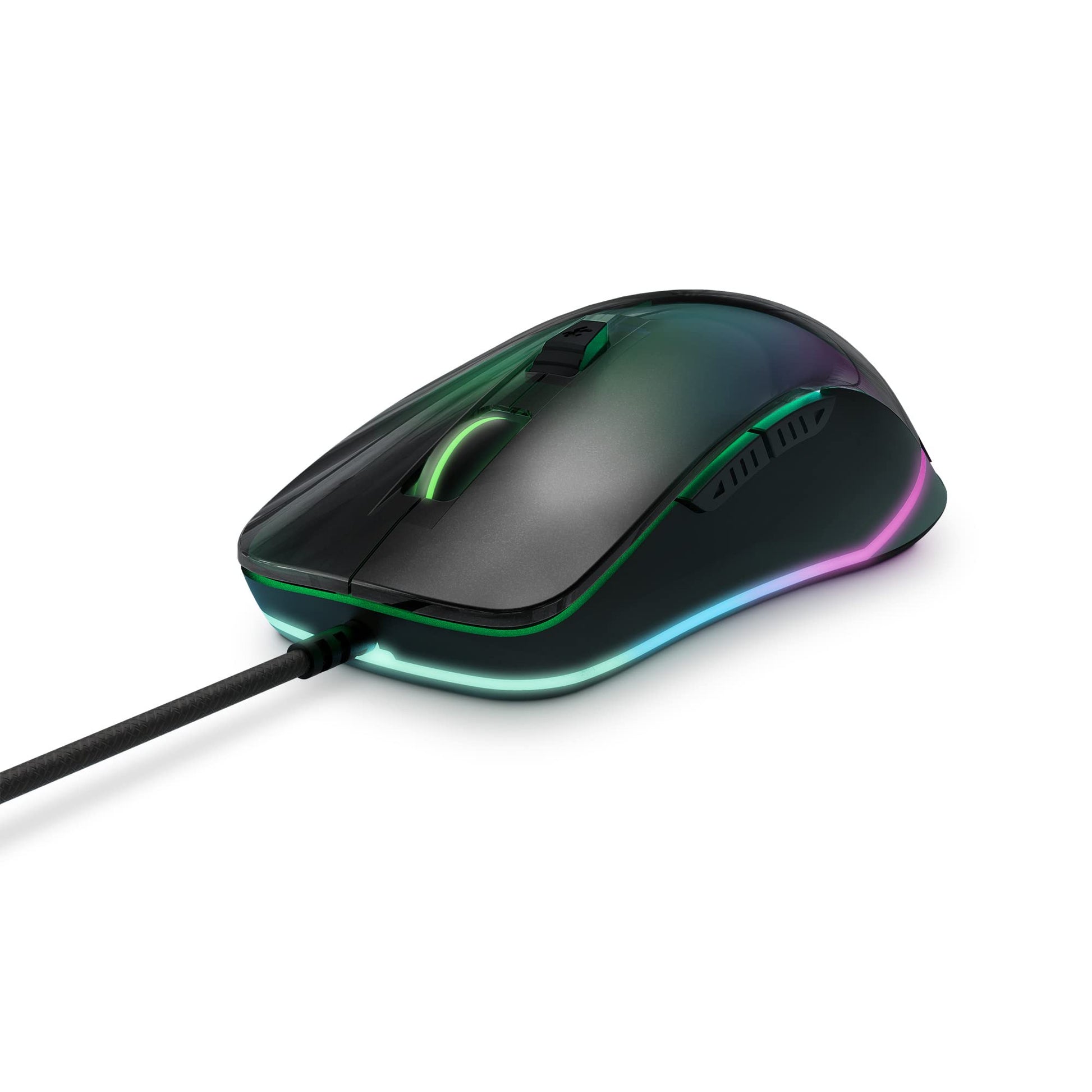 Energy Sistem ES Gaming Pele ESG M3 Neon - Spoguļa efekts, USB pīts kabelis, RGB LED gaisma, 7200 DPI