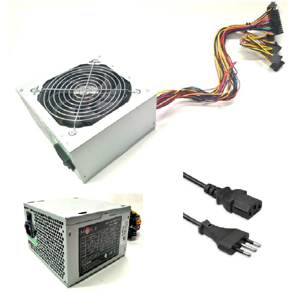 Myka PW-B500 ACCIAO - 500W power supply unit with high efficiency and modular design for optimal cable management.