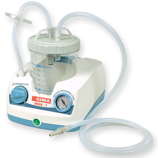 Gima Vega Uno - kompakts un uzticams ķirurģiskais aspirators nelielām operācijām, modelis 28209
