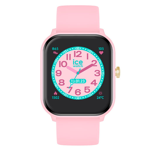 ICE-WATCH IW021873 - Ice-Smart Junior Pink - vibrant pink design, durable silicone strap, water-resistant, kids' watch