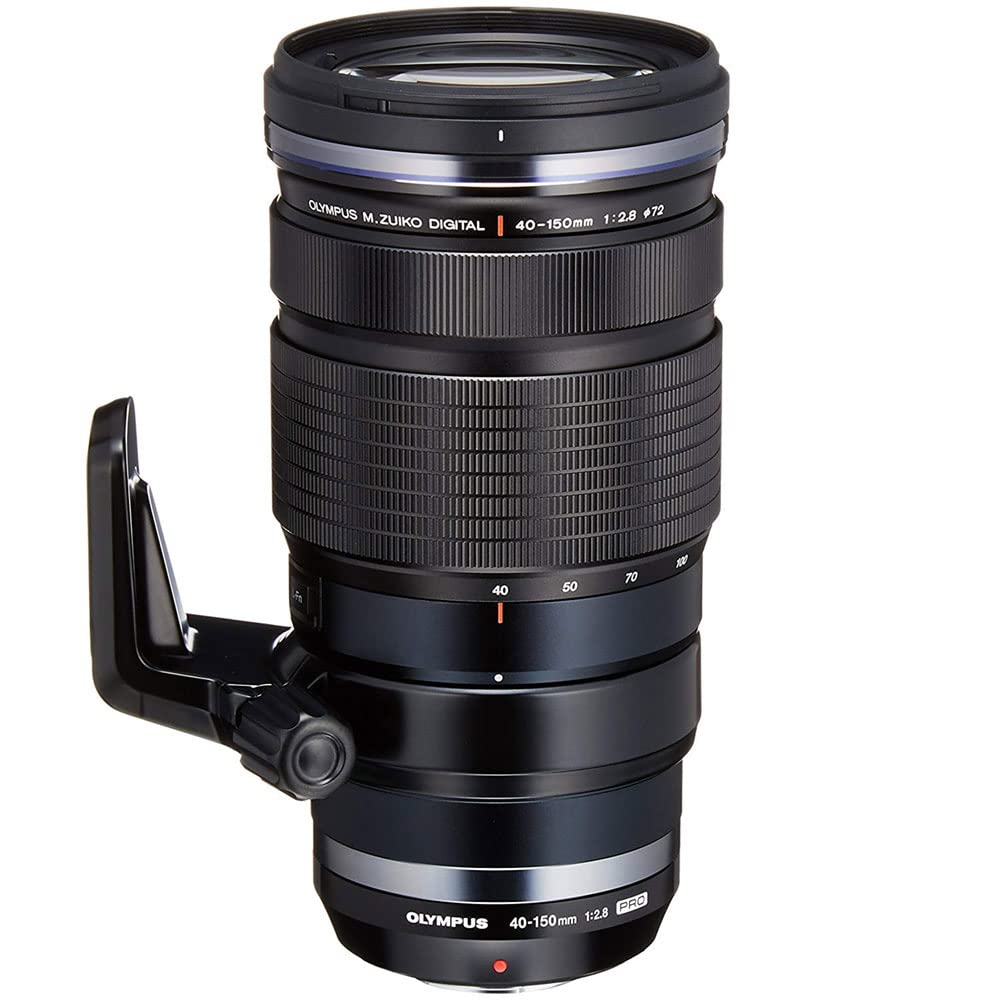 Olympus M.Zuiko Digital ED 40-150mm F2.8 PRO objektīvs, telezoom, piemērots visām MFT kamerām (Olympus OM-D & PEN modeļi, Panasonic G sērija), melns