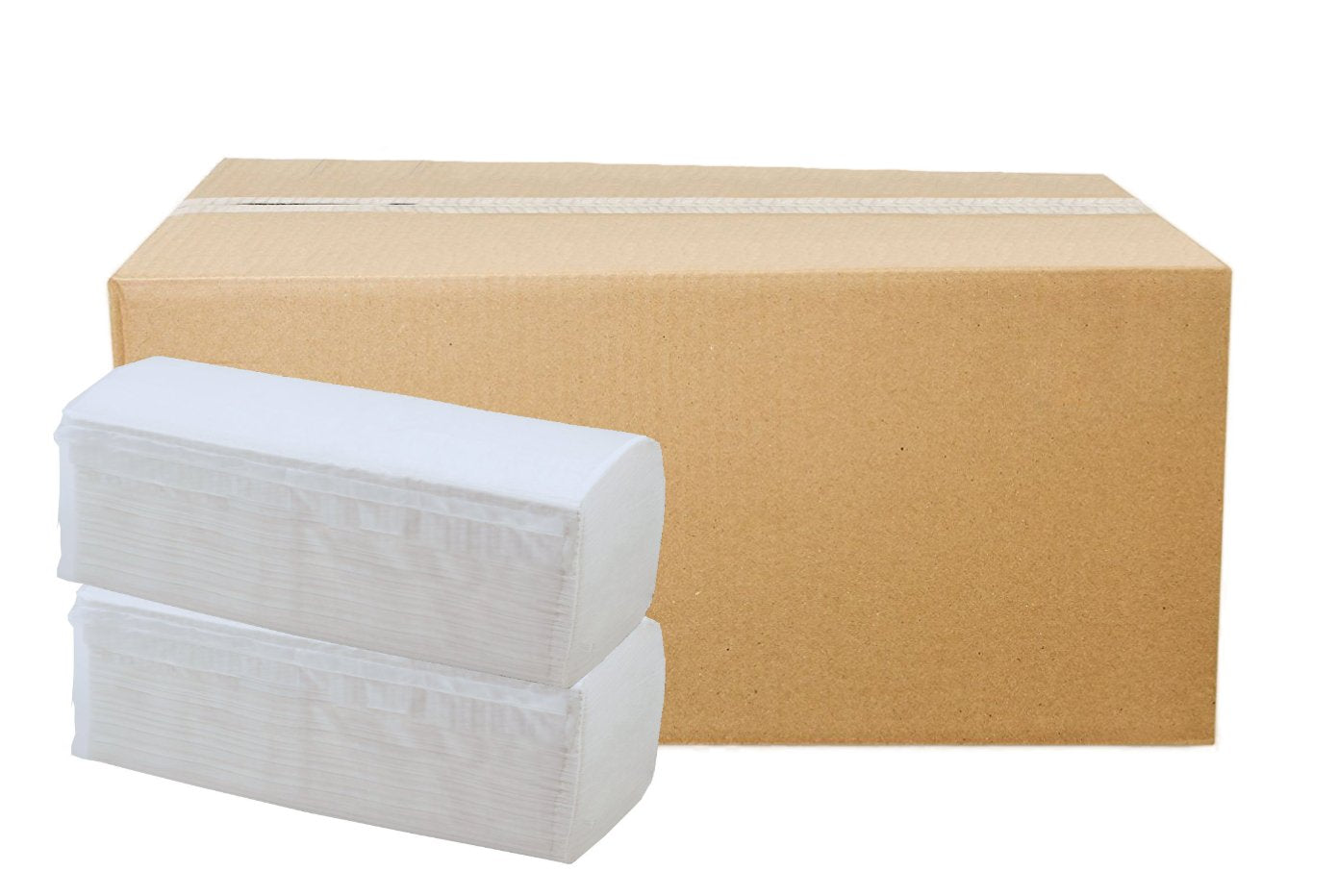 Papīra dvieļi 4000 loksnes Premium, īpaši balti, 2 kārtas, 25 x 23 cm, ZZ locījums