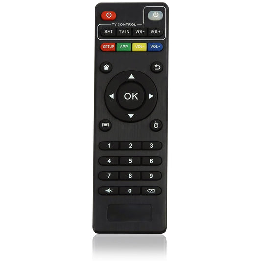3in1 rezerves tālvadības pults Android Box x96 Mini - saderīgs ar MXQ PRO H96+ M9X X96 M8 - melns