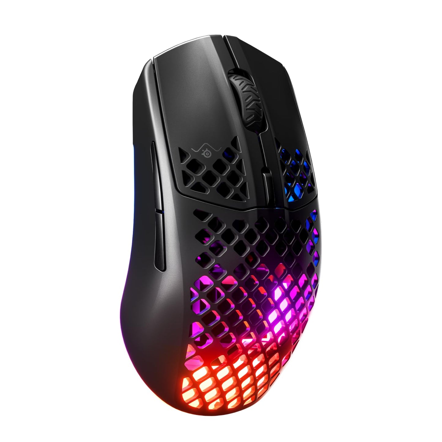 SteelSeries Aerox 3 Wireless - RGB spēļu pele, ļoti viegla, ūdensizturīga, TrueMove Air sensors ar 18.000 DPI, Onikss