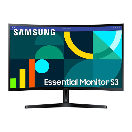Samsung S36GD Essential 27" monitor - VA panel, Full HD, 4 ms response time, 100 Hz refresh rate, Eco Saving Plus, Flicker Free.