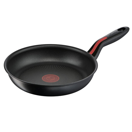 Lagostina Red Line panna Ø 22 cm - indukcijas, gāzes un cepeškrāsns izturīga, neslīdošs silikona rokturis, termossignāls.