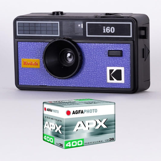 KODAK DA00259 fotoaparāts i60 un 1 ISO-filma ar 36 uzņemšanām, optiskais objektīvs 31 mm, piemērots filmām ISO 200/400/800, 35-mm krāsu filmām, zils