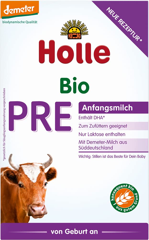 Zīdaiņu maisījums Holle Bio Pre-Anfangsmilch 6 x 400 g, no dzimšanas, bioloģisks