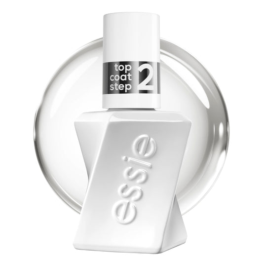 Želejveida virskārta essie Gel by essie ilgnoturīga nagu laka ar spīdīgu finišu, manikīram bez UV lampas, profesionāla virskārta ar salona efektu, krāsa Nr. 00, caurspīdīga, 1 x 13,5 ml