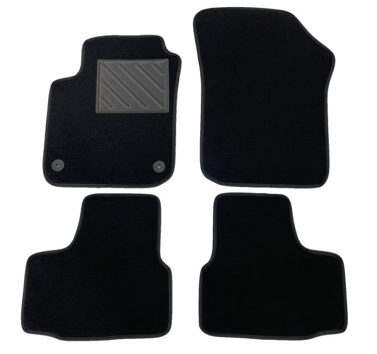 MDM SP-305 paklājiņi velūrs automašīnu paklājs piemērots BMW 3. sērijai (F30) / 3. sērijas touring (F31) 2012>02.2019, melns