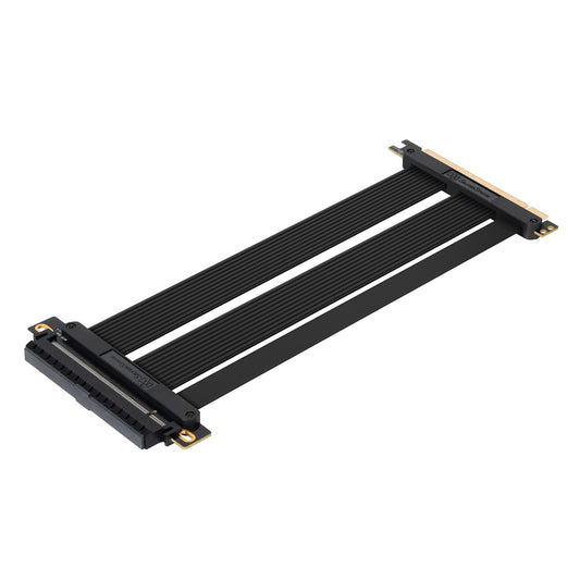 SilverStone Technology SST-RC05B-220-220mm augstas kvalitātes elastīgs PCIe-4.0-x16-Riser kabelis