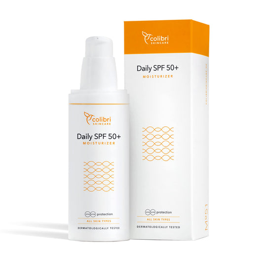 Dienas mitrinošs krēms ar SPF 50+ colibri skincare Daily SPF 50+ Moisturizer, 80 ml